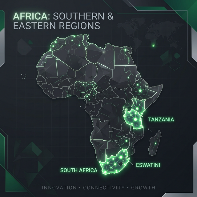 TCM Holding footprint map across Africa